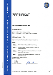Andreas Vierling CE Beautragter TÜV